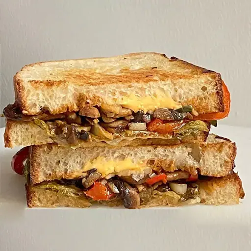 Spicy Mushroom Sourdough Sandwich