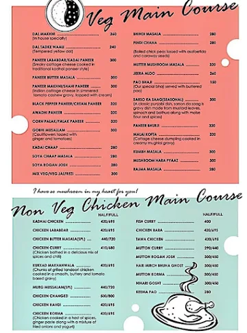 Tandoor Express menu 