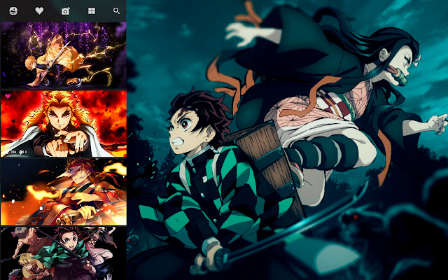 Demon Slayer HD Wallpapers New Tab