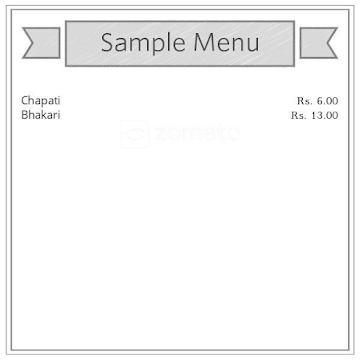 Nattis Chapati And Bhakri Centre menu 