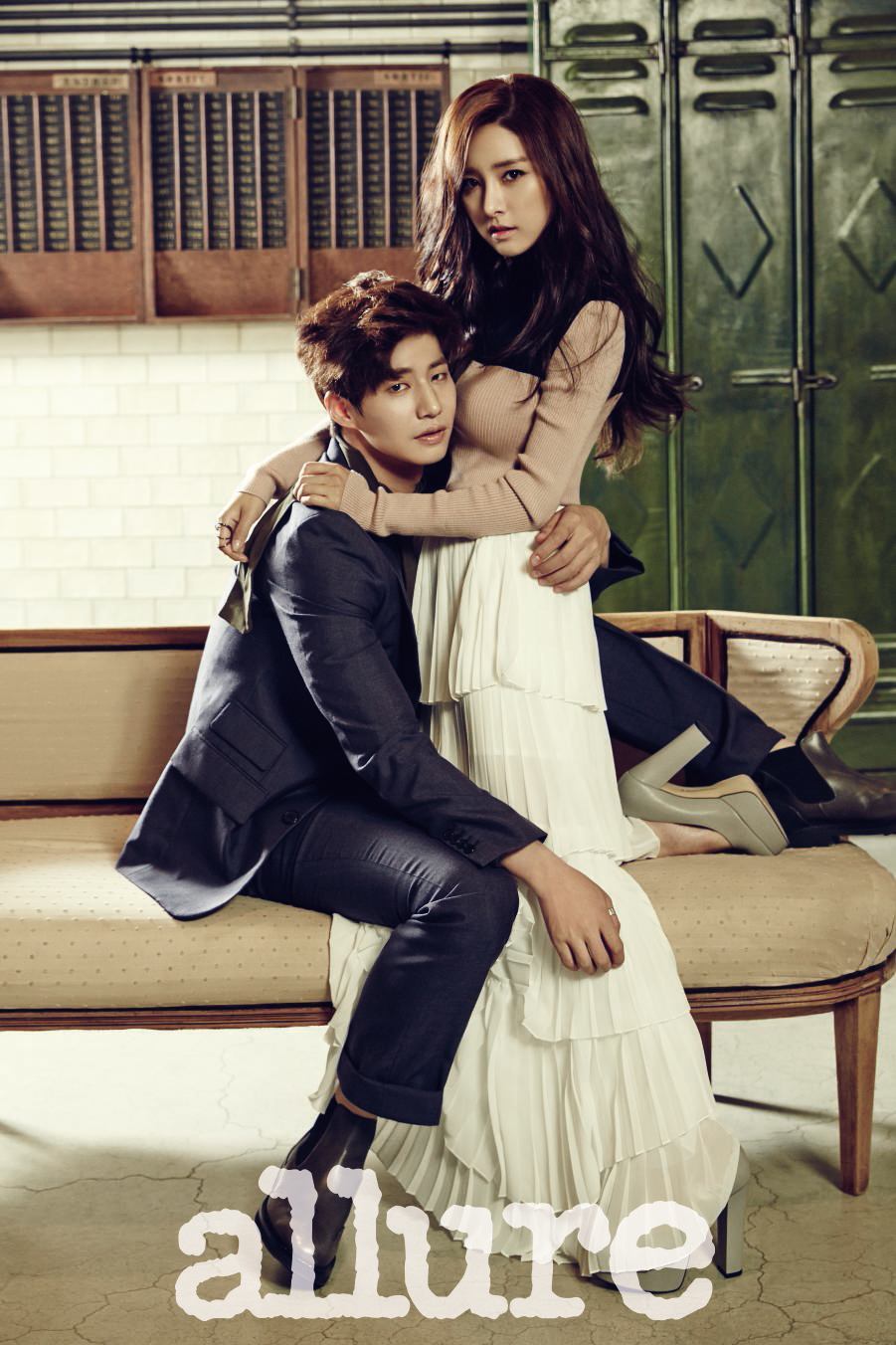 Song Jae Rim & Kim So Eun allure Dec 2014