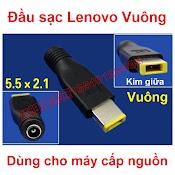 Đầu Chuyển Sạc Lenovo Hình Chữ Nhật (Giống Usb, Dùng Cho Thợ, Không Bảo Hành)