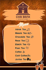 Chai Bank menu 1