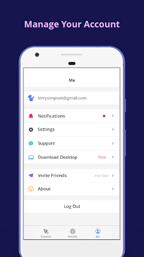 Screenshot SquirrelVPN
