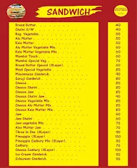 Modi Express menu 8