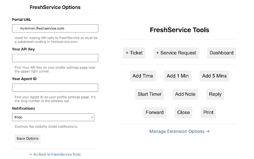 FreshService Ticket Tools