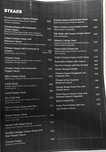 Downtown Resto Cafe menu 