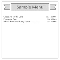 Cake Walk menu 1