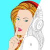 Color by Number, Paint Art - Star Coloring Pages icon