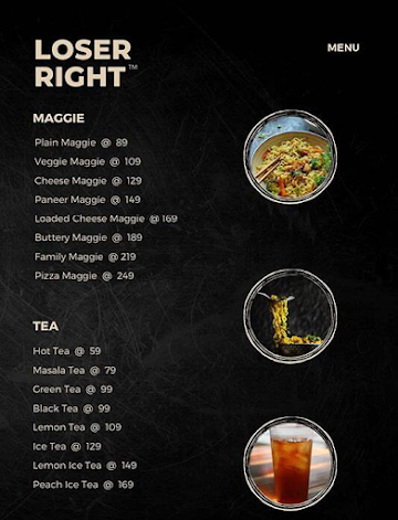 Loser Right menu 