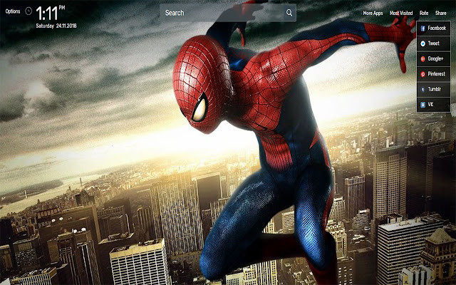 Amazing Spider Man Wallpapers NewTab Theme
