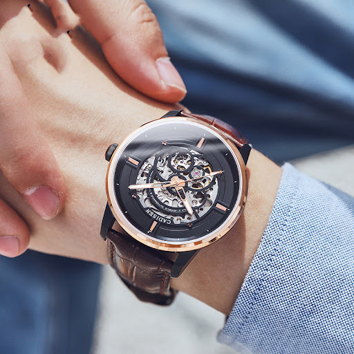 Title 2, Lukong Fashion Casual Mens Mechanical Watch – ...