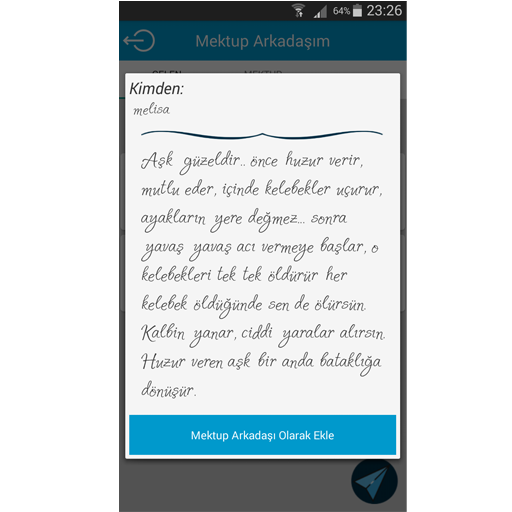 Penpal (Mektup Arkadaşım) Screen 3
