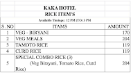 Kaka Hotel menu 4