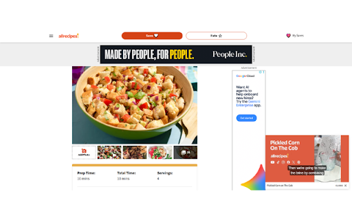 Recipe cleaner screenshot 1