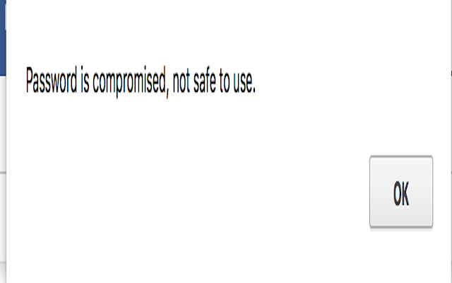 Check for pwned passwords chrome extension