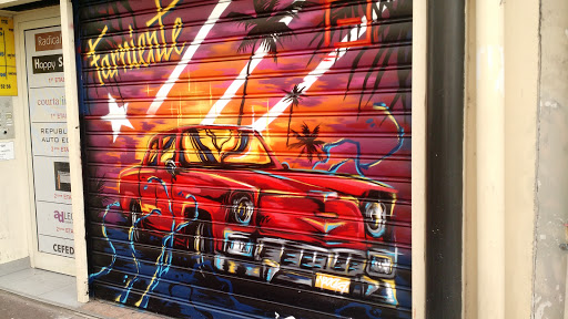 Mural Graph, The Red Car