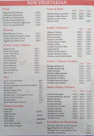 Sethi's Food menu 2