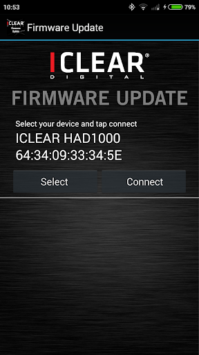 ICLEAR Firmware Update