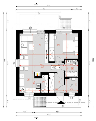 D138 - Rzut parteru