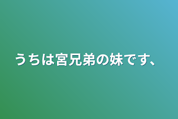 うちは宮兄弟の妹です、