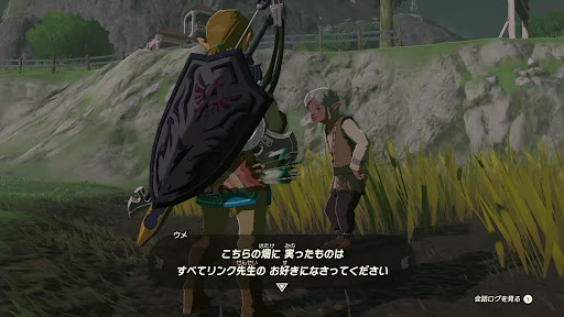 ゲーム内時間で2日後に畑を訪れる