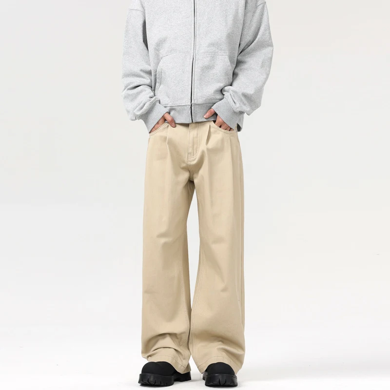 American Street Crne Muške Ležerne Pantalone Udobne i Stilske Za Svaki Dan Svestran Dizajn za Moderan Urban izgled Savršene za Opuštene Izlaske