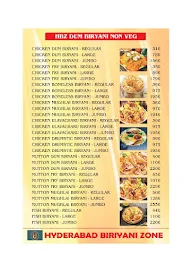 BU's Hyderabad Biryani Zone menu 8