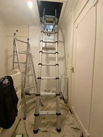 Centre section boarding & Telescopic loft ladder album cover