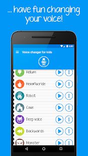 Voice changer for kids and families 3.4.5 APK + Мод (премия) за Android
