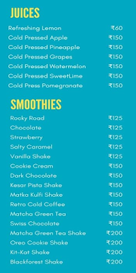 Juicy Shakey menu 1