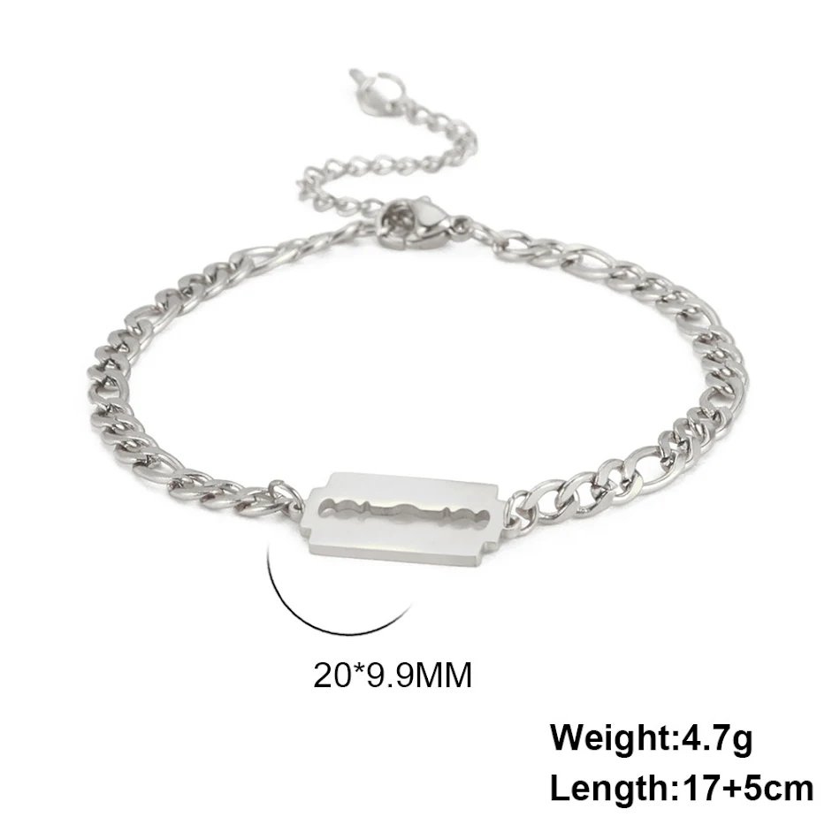 Roestvrijstalen armband met dubbel gat, stijlvol en duurzaam voor heren en dames. Perfect voor dagelijks gebruik en speciale gelegenheden.