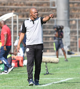 John Maduka coach of Bloemfontein Celtic during the 2020 Nedbank Cup Quarter Finals match between TS Sporting and Bloemfontein Celtic on the 15 March 2020 at Ka Nyamazane, Ka Nyamazane Stadium. 