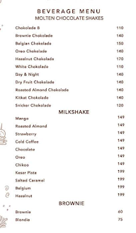 Cafe Chocolate menu 3