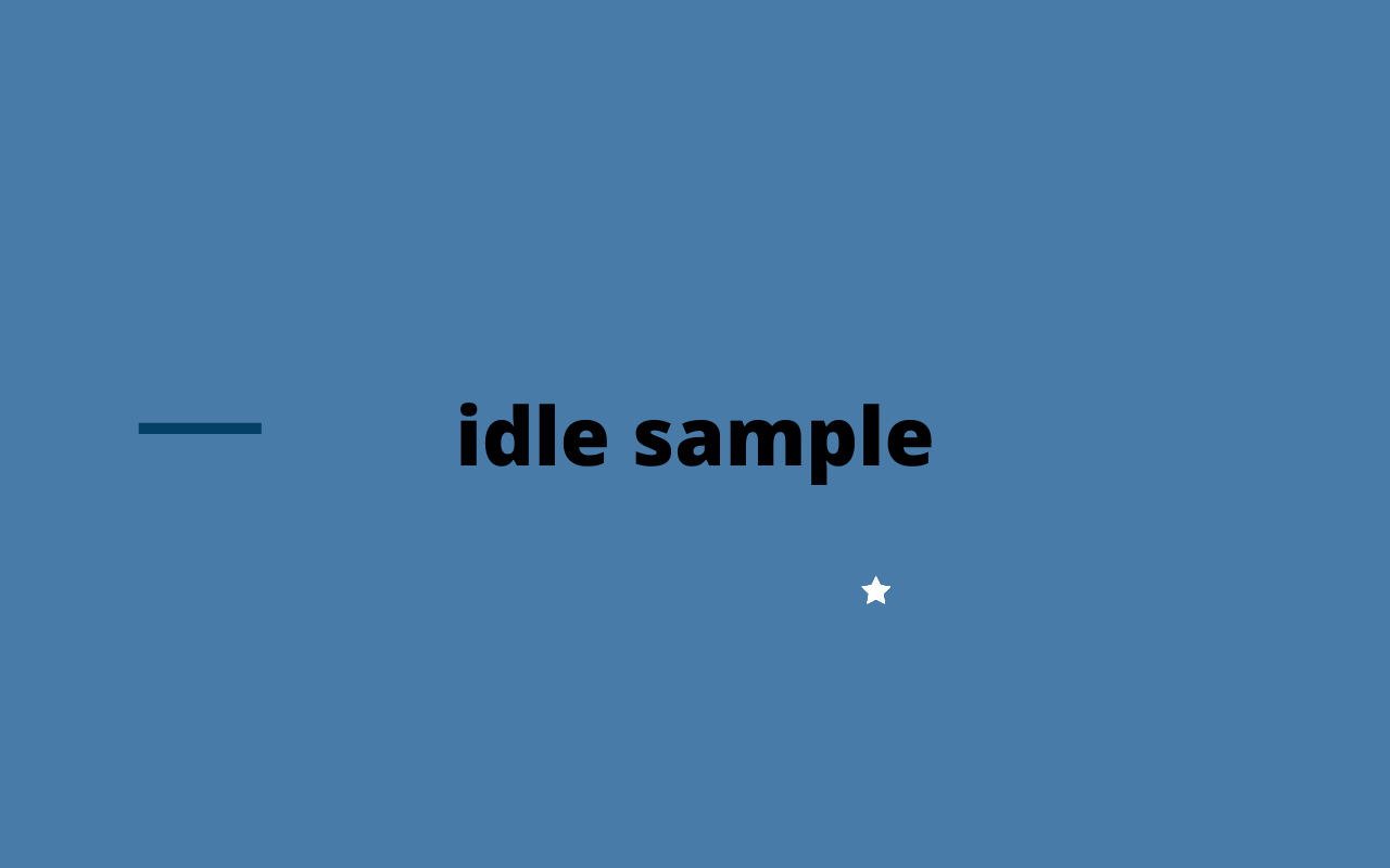 Idle Simple Preview image 0