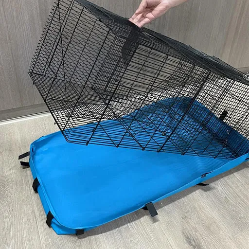Cage Outside Liner Washable Bottom Cover Mat For Guinea Pig Cage Eating Anti-dirty Pad Waterproof Pet Detachable Dust Co