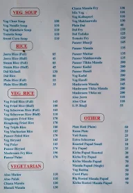 Prakash Restaurant & Bar menu 3