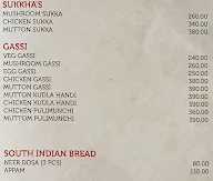 Hotel Brahma Regency menu 6