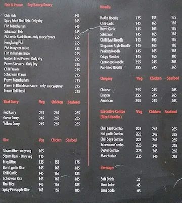 Happy Belly Restaurant menu 