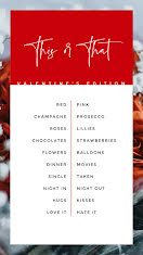 This or That Valentine's Day - Pinterest Idea Pin item