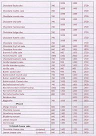 Cakes Day Night menu 2