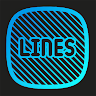 Lines Squircle Neon Icon Pack