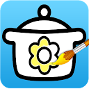 تحميل التطبيق Kitchen Glitter Coloring Book - Kids Draw التثبيت أحدث APK تنزيل