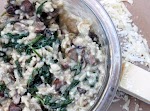 Mushroom-shallot risoto was pinched from <a href="http://www.accordingtoelle.com/2013/02/shallot-spinach-mushroom-risotto/" target="_blank">www.accordingtoelle.com.</a>