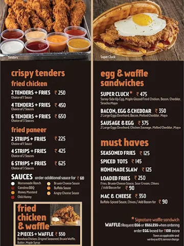 Bruxie menu 