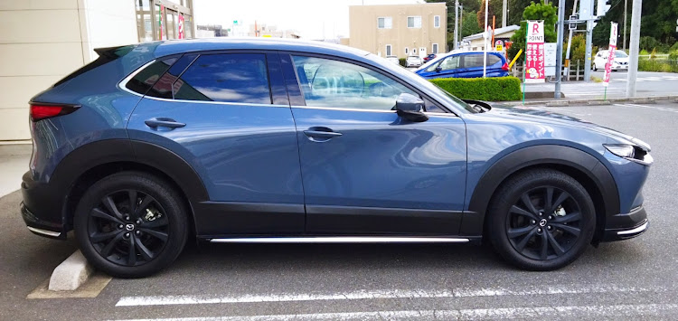 CX-30のCX-30・ポリメタルグレーメタリック・DMEP・ホイール塗装・秋の全国交通安全運動に関するカスタム事例の投稿画像2枚目