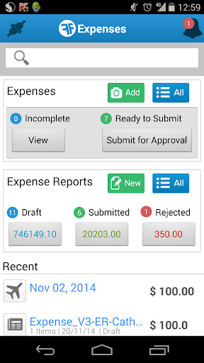 FinancialForce Expenses PSAv13