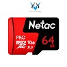 Thẻ Nhớ Microsdxc Netac Pro 64Gb U3 4K V30 98Mb/S (Đỏ) - Chuyên Camera, Máy Quay Và Điện Thoại