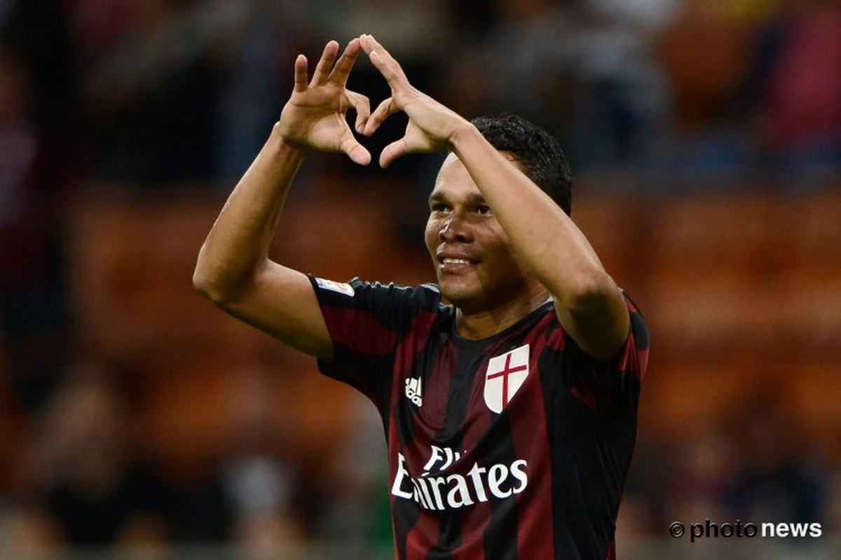 Serie A: Bacca zoals we hem kennen, maar alweer puntenverlies voor Milan