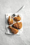 Crispy Cornflake-crusted baked chicken.